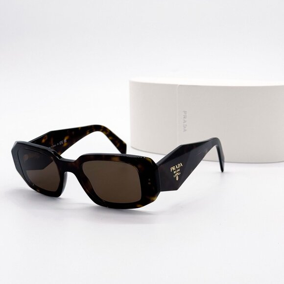 NEW PRADA PR17WS 2AU8C1 SUNGLASSES WOMEN HAVANA EYEWEAR SPR 17W 2AU8C1 - Picture 1 of 11